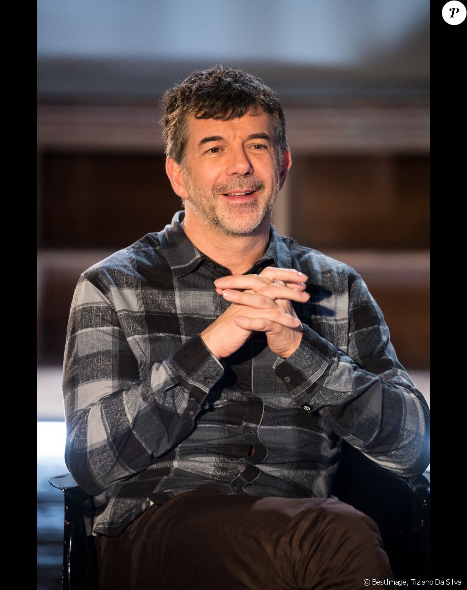 Stéphane Plaza lors de l'enregistrement de l'émission "Animaux Stars" présentée par Bernard Montiel et diffusée le 3 avril 2021 à 17h30, à Paris, France, le 2 février 2021. © Tiziano Da Silva/Bestimage