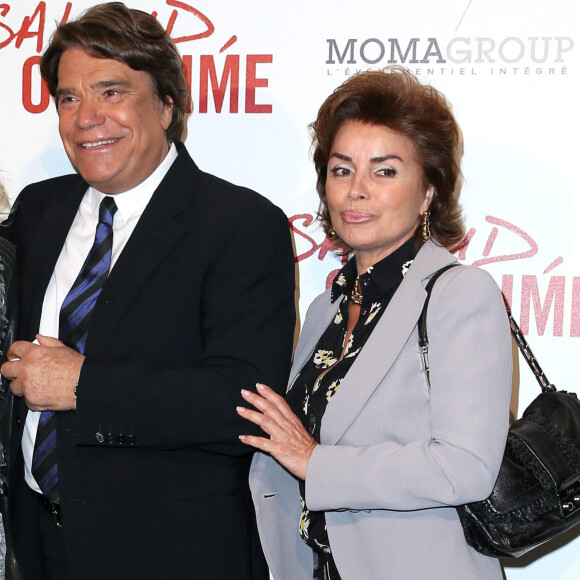 Info du 4 avril 2021 Bernard Tapie et sa femme Dominique violentés chez eux lors d'un cambriolage - Avant-première de 'Salaud on t'aime' à l'UGC Normandie sur les Champs-Elysées à Paris le 31 mars 2014.