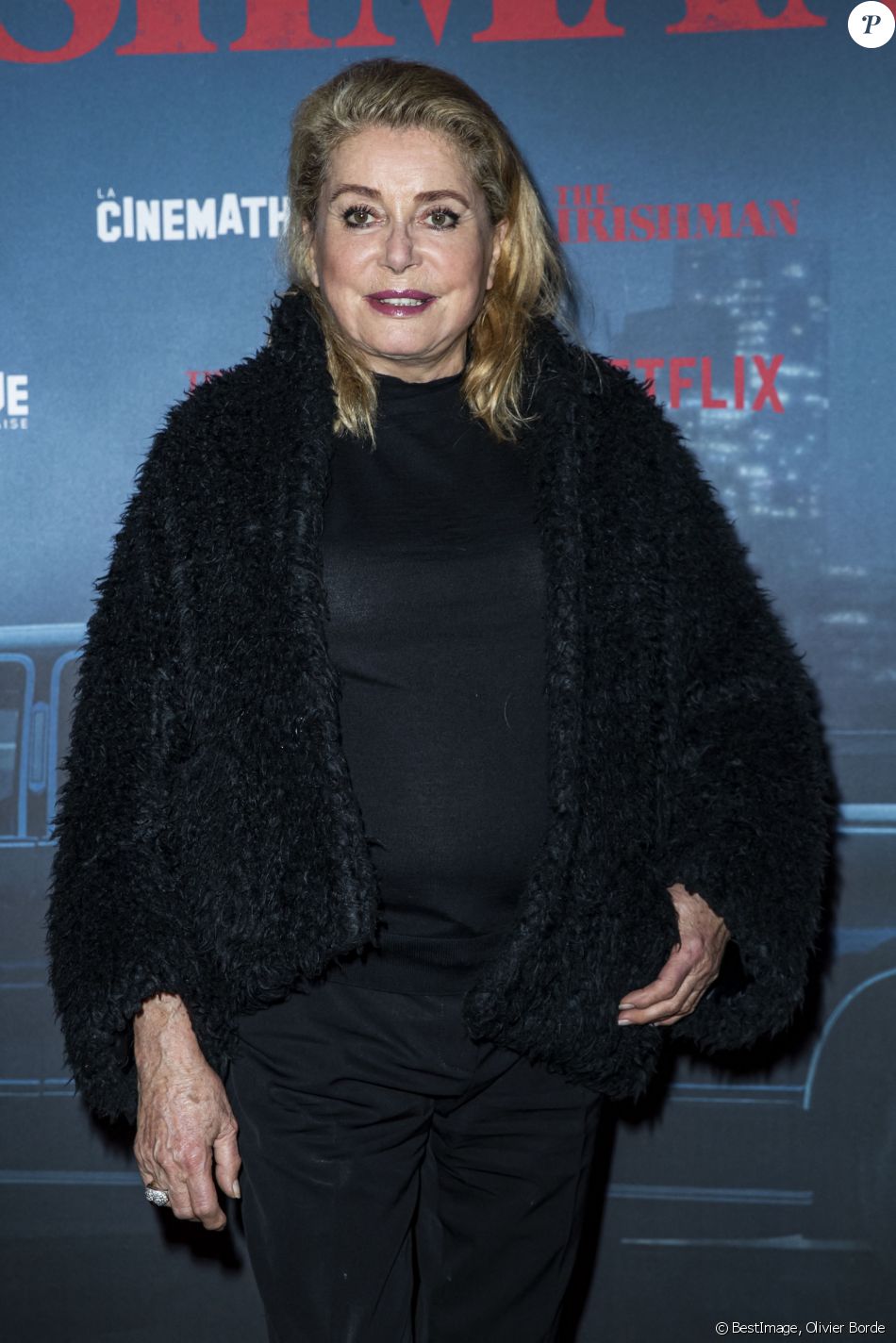 Catherine Deneuve - Avant-première du film "The Irishman" à la Cinémathèque à Paris le 17 octobre 2019. © Olivier Borde/Bestimage