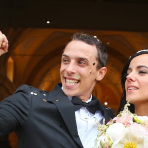 Exclusif - Mariage religieux en l'église de Villanova d' Alizée et Grégoire Lyonnet - Villanova le 18 juin 2016 © Olivier Huitel - Olivier Sanchez / Bestimage - Crystal