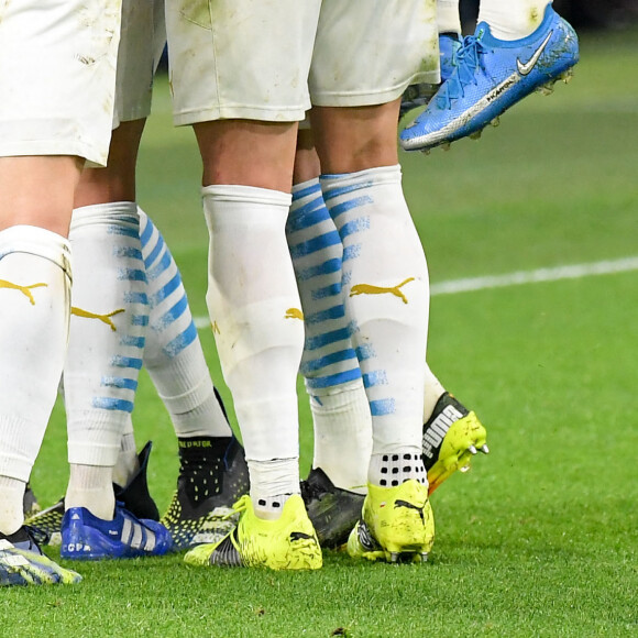 Boubacar Kamara lors du match de Ligue 1 Uber Eats "Marseille - Dijon (2-0) au stade Vélodrome à Marseille, le 4 avril 2021.