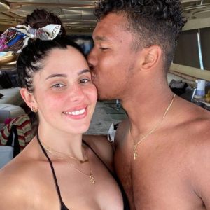 Boubacar Kamara, Coralie Porrovecchio sont en couple depuis 2018, ils ont un fils, Leeroy, né en mai 2020.