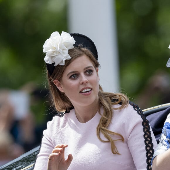 La princesse Eugenie d'York, la princesse Beatrice d'York - La parade Trooping the Colour 2019, célébrant le 93ème anniversaire de la reine Elisabeth II, au palais de Buckingham, Londres, le 8 juin 2019.