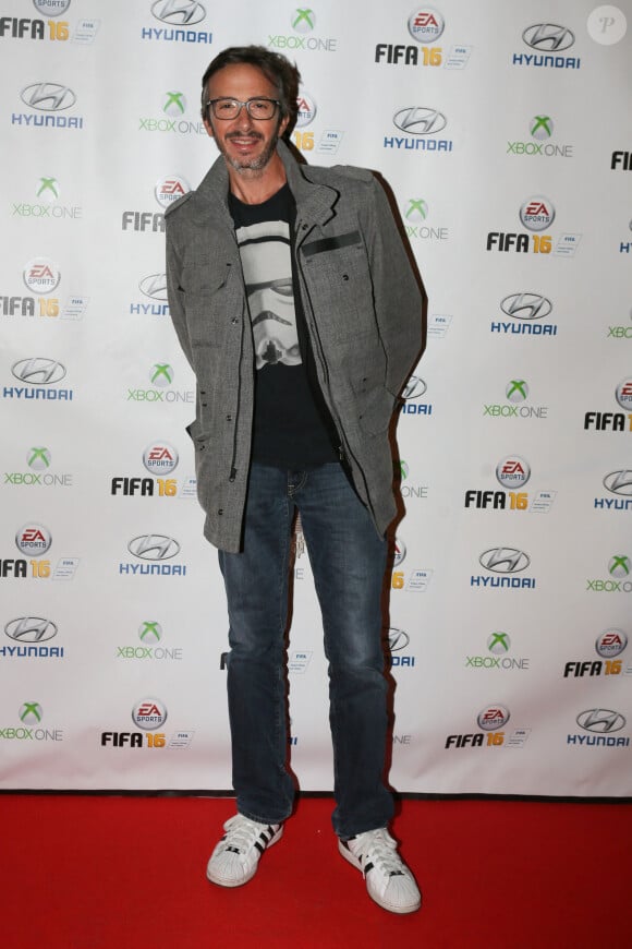 Florian Gazan - Soirée de lancement du jeu vidéo "FIFA 2016" au Faust à Paris, le 21 septembre 2015.