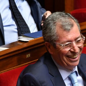 Patrick Balkany lors de la séance de questions au Gouvernement à l'Assemblée Nationale à Paris, le 25 octobre 2016. © Lionel Urman/Bestimage