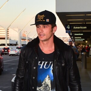 Exclusif - James Franco arrive à l'aéroport de LAX à Los Angeles, le 23 juillet 2019.