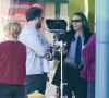 Exclusif - James Franco et Seth Rogen sur le tournage de "The Disaster Artist" à Hollywood le 11 janvier 2016