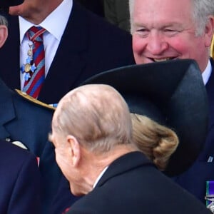 Catherine Kate Middleton, la duchesse de Cambridge, Philip Hammond, la reine Elisabeth II d'Angleterre, le prince Philip, duc d'Edimbourg, Sophie, la comtesse de Wessex - La famille royale britannique assiste à l'inauguration du monument aux soldats britanniques tombés en Irak et en Afghanistan à Londres le 9 mars 2017.