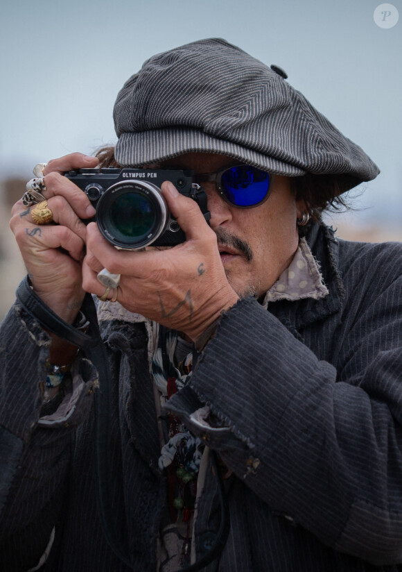 L'acteur américain Johnny Depp présente le film "Minamata" lors de la 5ème édition du BCN Film Fest à Barcelone, Espagne, le 16 avril 2021.