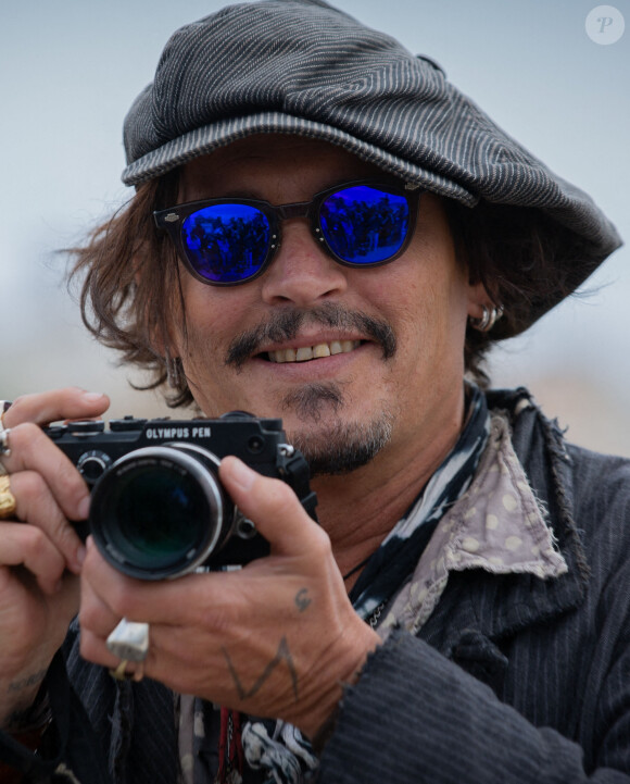 L'acteur américain Johnny Depp présente le film "Minamata" lors de la 5ème édition du BCN Film Fest à Barcelone, Espagne.