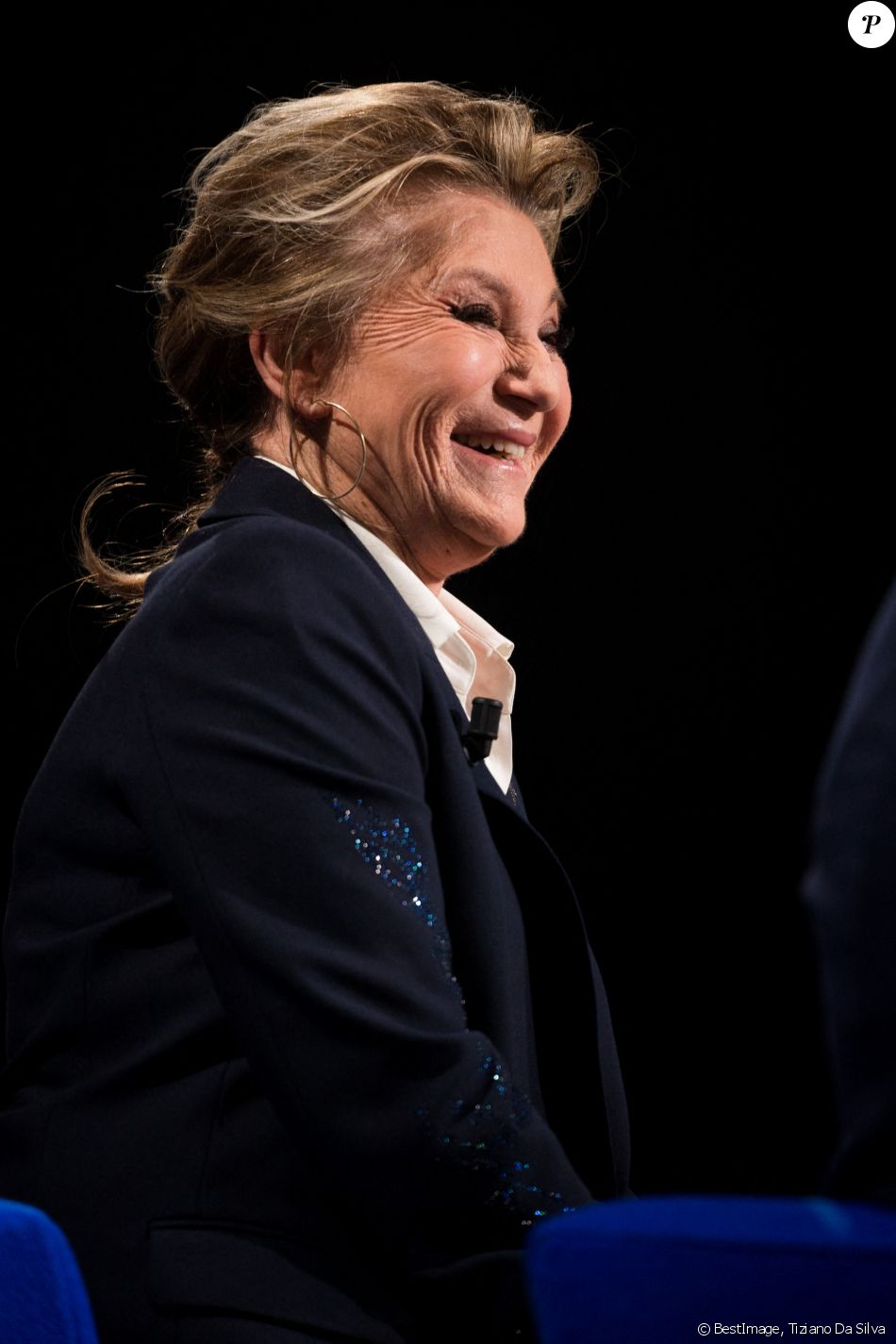 Exclusif - Sheila - Enregistrement de l'émission "La Boîte à secrets 4" à Paris, présentée par F.Bollaert, et diffusée le 10 avril sur France 3. Le 23 janvier 2020 © Tiziano Da Silva / Bestimage