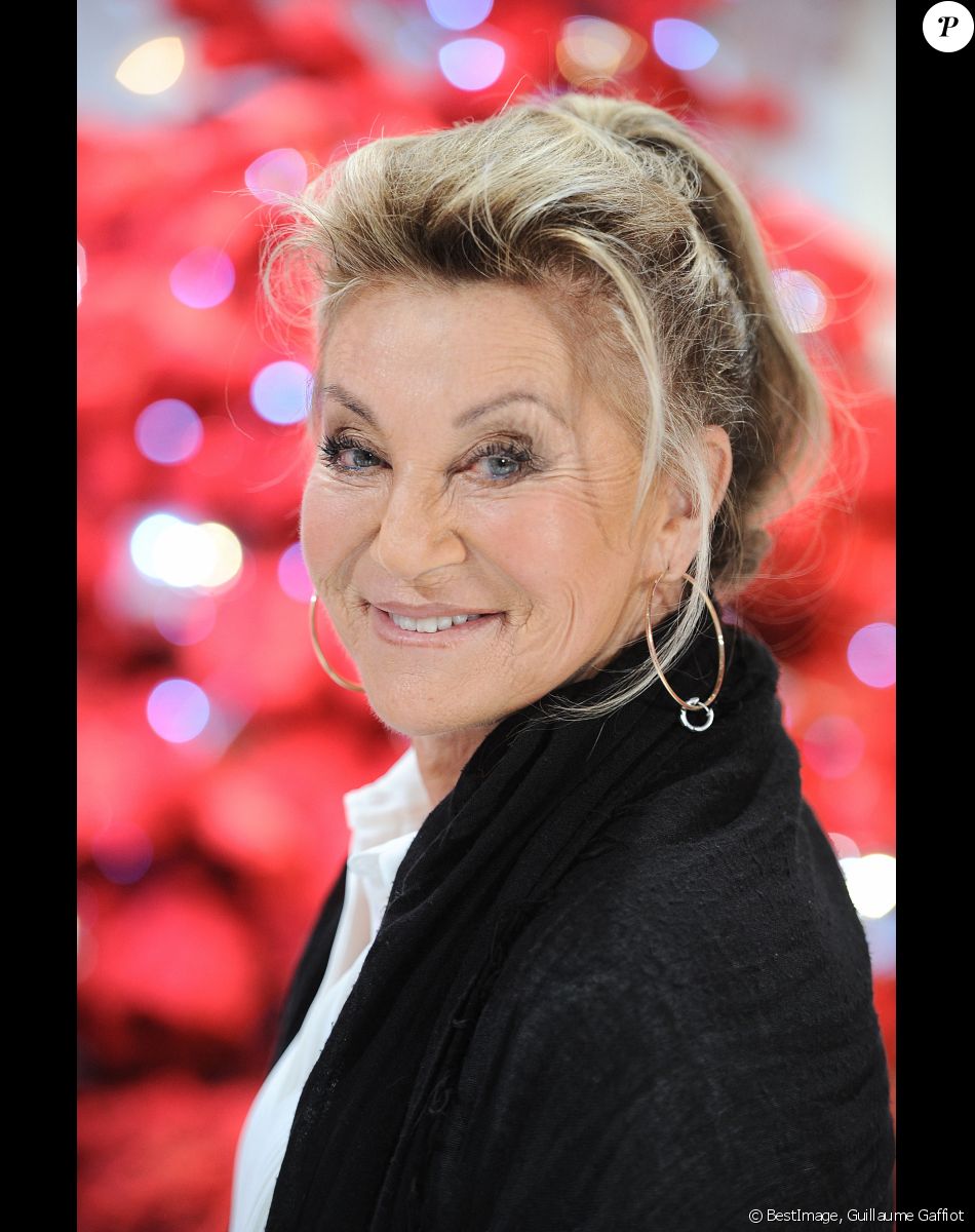Exclusif - Sheila - Enregistrement de l'émission "Vivement Dimanche Prochain" présentée par M.Drucker et diffusée le 16 décembre 2018 sur France 2. Le 10 décembre 2018 © Guillaume Gaffiot / Bestimage