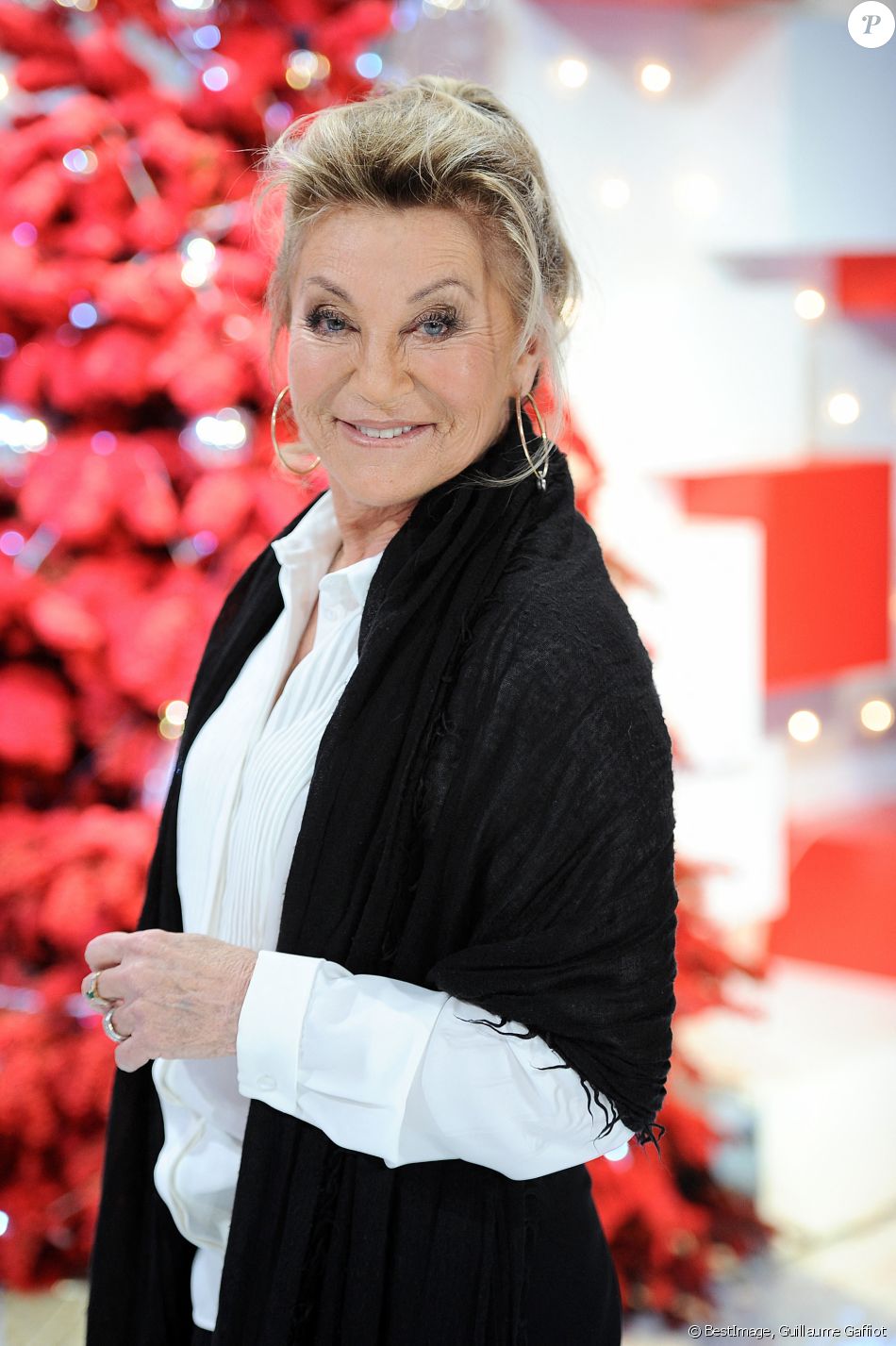 Exclusif - Sheila - Enregistrement de l'émission "Vivement Dimanche Prochain" présentée par M.Drucker et diffusée le 16 décembre 2018 sur France 2. Le 10 décembre 2018 © Guillaume Gaffiot / Bestimage