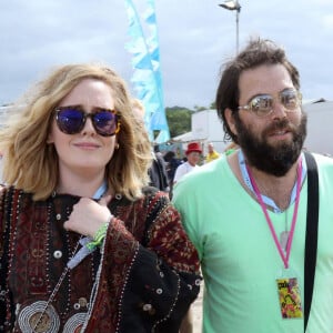 Adele et son ex-mari Simon Konecki au festival de Glastonbury