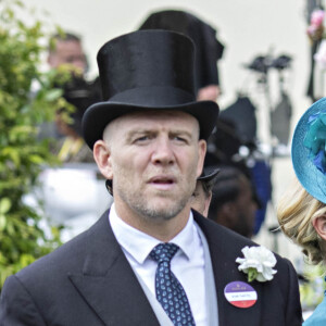 Zara Phillips (Zara Tindall) et son mari Mike Tindall lors de la réunion hippique d'Ascot, le 20 juin 2019.