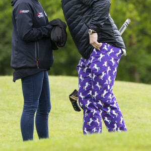 Mike Tindall et sa femme Zara Phillips (Zara Tindall) - Les célébrités au tournoi ISPS Handa Mike Tindall Celebrity Golf Classic à Suitton Coldfield, le 17 mai 2019.