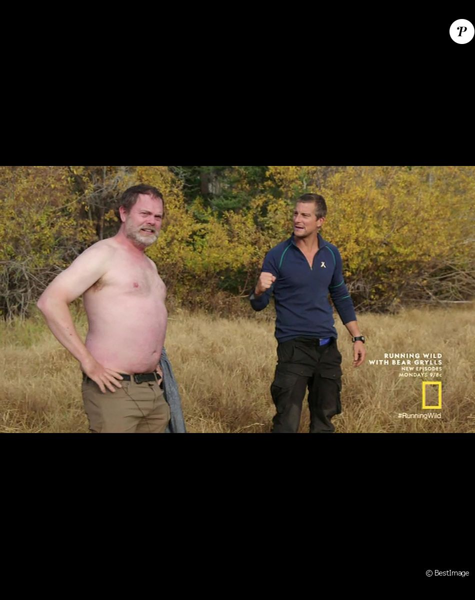 Rainn Wilson The Office Tout Nu Avec Bear Grylls La Séquence Fait Le