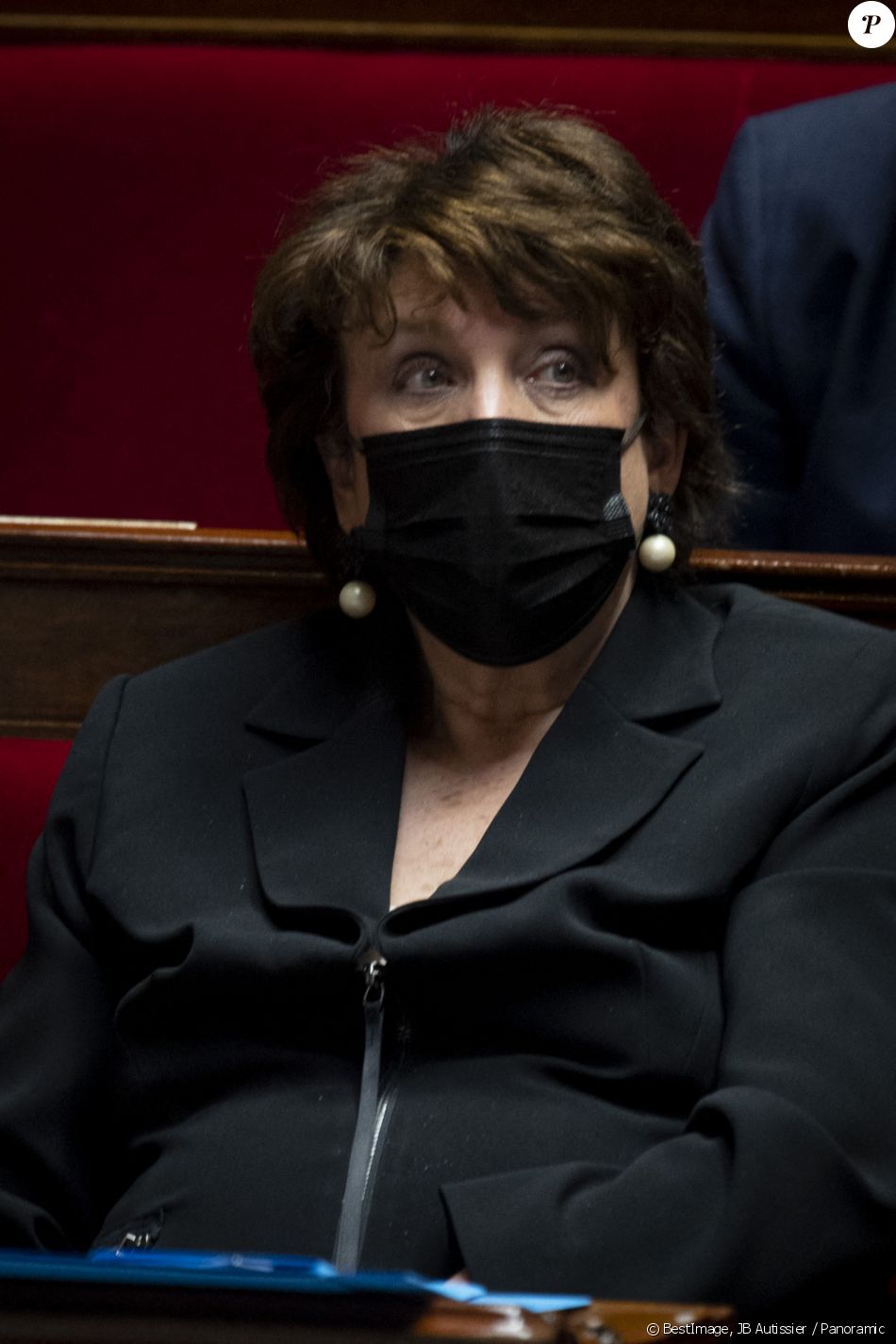 Roselyne Bachelot - ministre de la Culture - Séance de questions au gouvernement à l'Assemblée nationale à Paris, le 2 février 2021. © JB Autissier / Panoramic / Bestimage