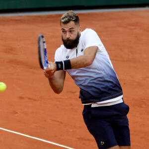 Info - Benoît Paire privé des JO de Tokyo pour "comportements profondément déplacés" - Benoit Paire se qualifie pour le deuxième tour des internationaux de tennis de Roland-Garros à Paris face au coréen Soonwoo Kwon (7-5, 6-4, 6-4) le 27 septembre 2020. © Dominique Jacovides / Bestimage