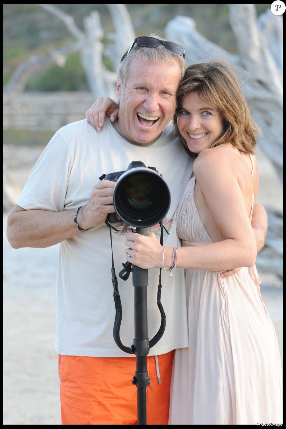 Exclusif - Yves Rénier et sa fille Samantha à Saint-Barthélémy