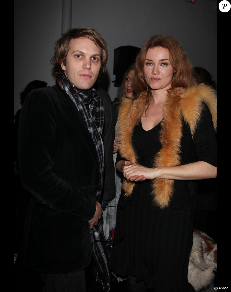 Florian Zeller et Marine Delterme à l'Espace Commines. ABACAPRESS.COM