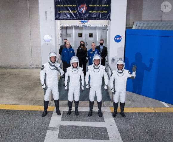 Lancement de la mission Crew-2 à Cap Canaveral, le 23 avril 2021, avec à son bord l'astronaute français, Thomas Pesquet.
