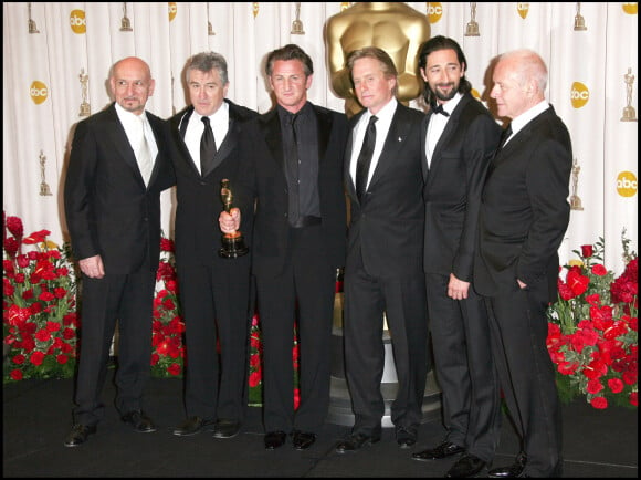 Ben Kingsley, Robert De Niro, Sean Penn, Michael Douglas, Adrien Brody et Anthony Hopkins aux Oscars en 2009.