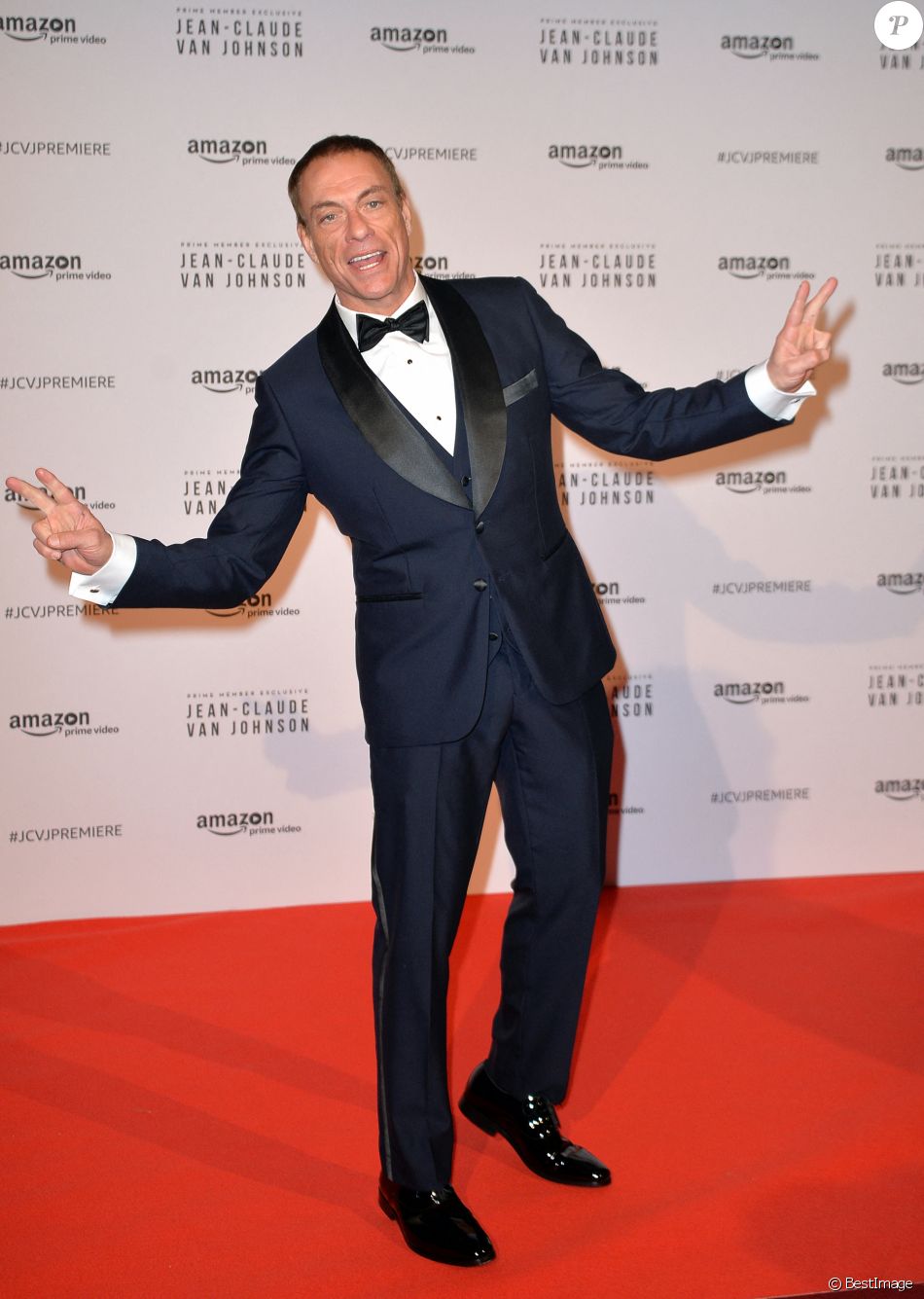 Jean-Claude Van Damme - Présentation de la série "Jean-Claude Van Johnson" par Amazon TV au cinéma Le Grand Rex à Paris, le 12 décembre 2017. © Veeren/Bestimage