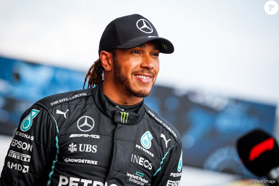 Lewis Hamilton au Grand Prix de F1 Emilie Romagne à Imola, le 18 avril 2021. © DPPI / Panoramic / Bestimage