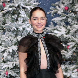 Emilia Clarke - Avant-première du film "Last Christmas" au cinéma BFI Southbank à Londres, le 11 novembre 2019. 
