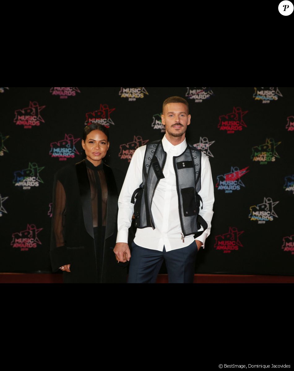 Christina Milian enceinte et son compagnon M. Pokora - 21e édition des NRJ Music Awards au Palais des festivals à Cannes © Dominique Jacovides/Bestimage