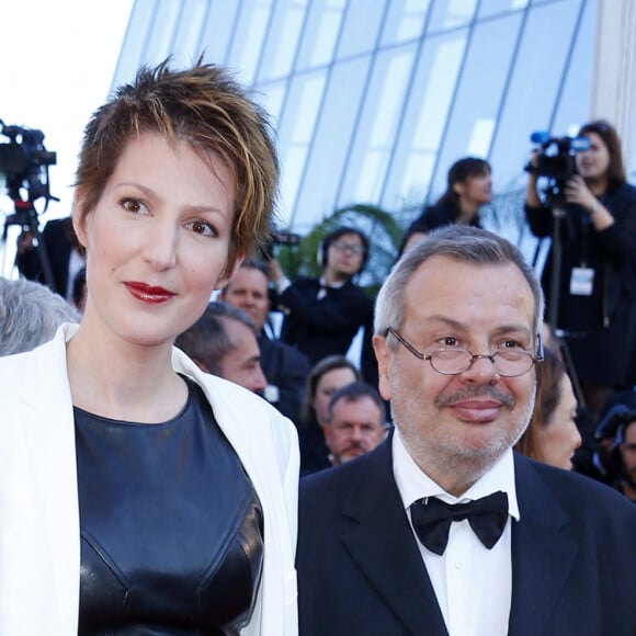 Natacha Polony et son mari Périco Légasse - Montée des marches du film "The Little Prince" (Le Petit Prince) lors du 68 ème Festival International du Film de Cannes, à Cannes le 22 mai 2015. 