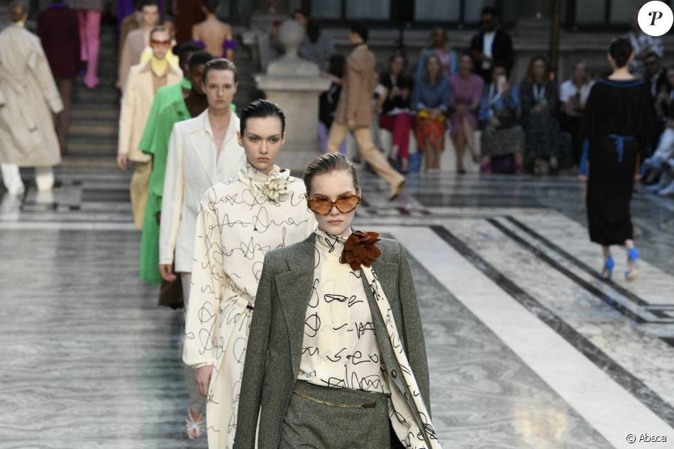 Défilé Victoria Beckham à Londres le 15 septembre 2019.