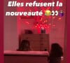 Amel Bent et ses filles sur Instagram. 30 avril 2021.