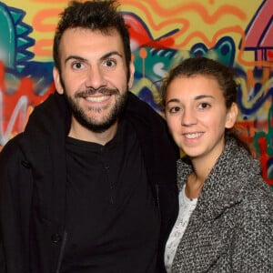 Exclusif - Laurent Ournac et sa femme Ludivine - Croco Kids Party Lacoste au Pavillon Puebla à Paris