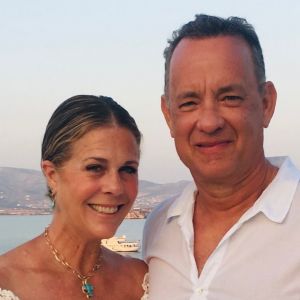 Photo de Tom Hanks et Rita Wilson.