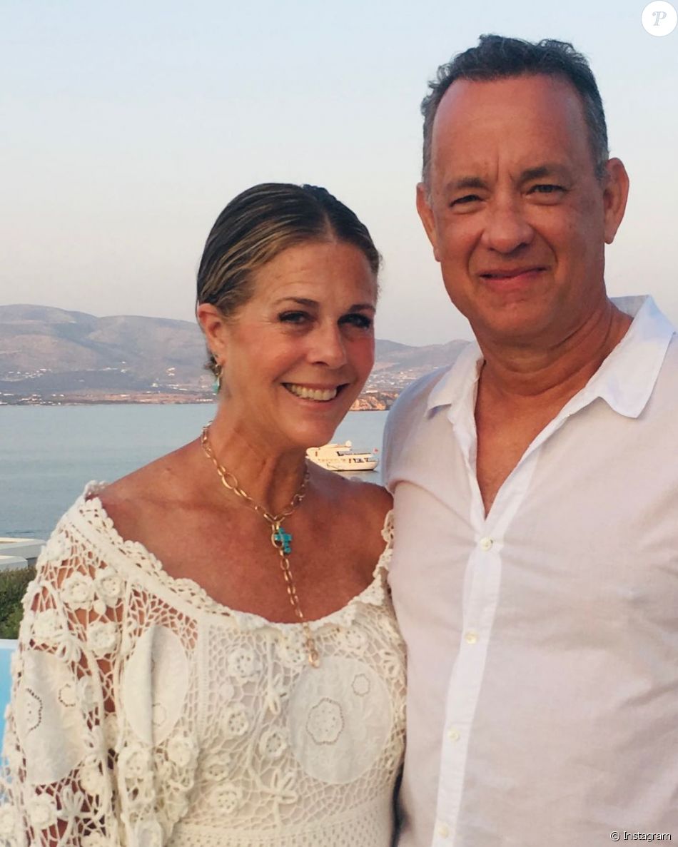 Photo de Tom Hanks et Rita Wilson.