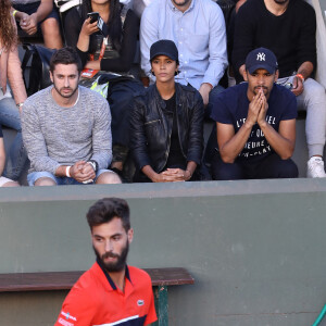 La chanteuse Shy'm est venue soutenir son compagnon Benoît Paire lors des internationaux de tennis de Roland Garros à Paris le 4 juin 2017. © Dominique Jacovides-Cyril Moreau/Bestimage