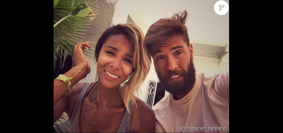 Shy'm et Benoît Paire posent ensemble sur Instagram le 30 avril 2017.