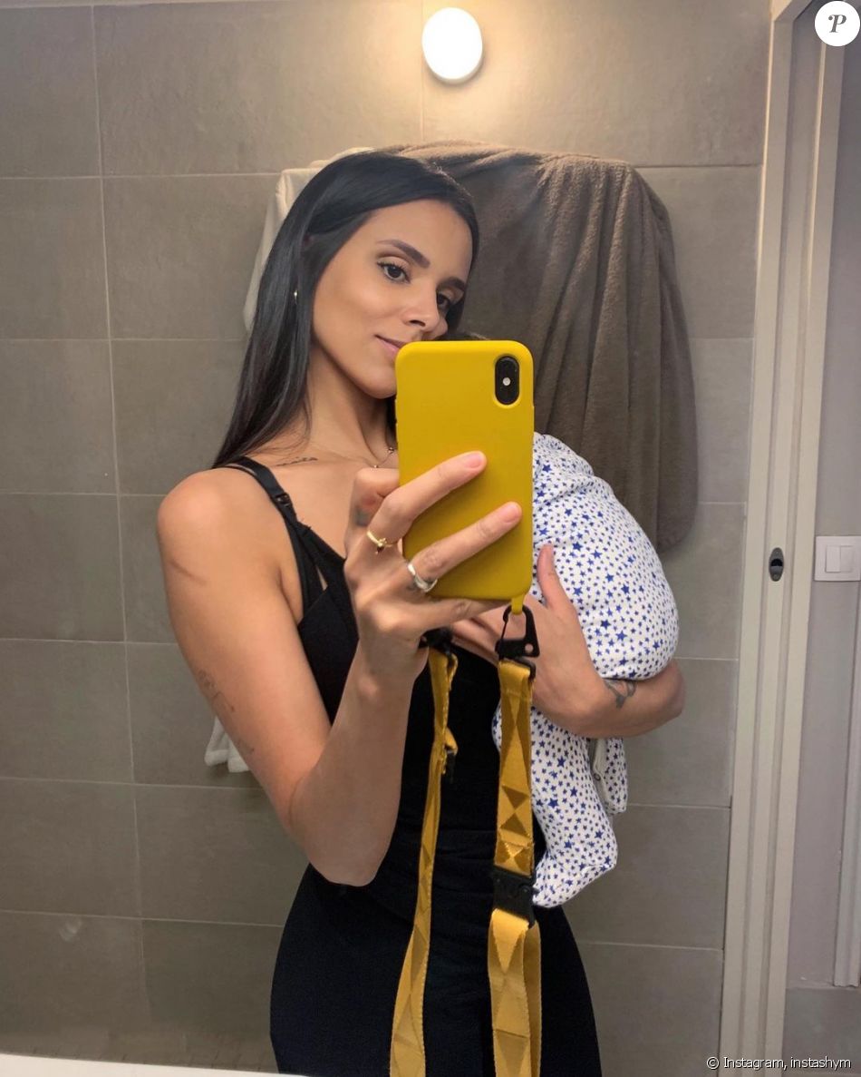 Shy'm et son fils sur Instagram, mars 2021.