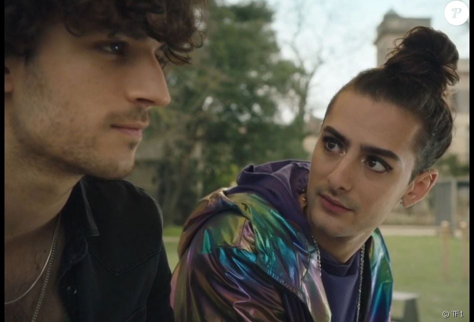 Nicolas Anselmo (Eliott) et Mikaël Mittelstadt (Greg) dans "Ici tout commence" - TF1