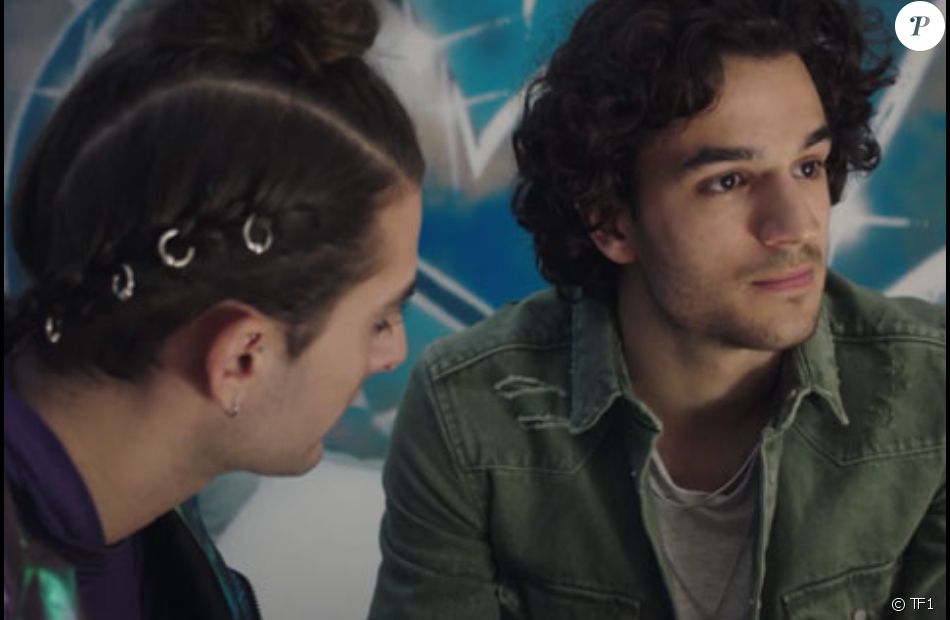 Nicolas Anselmo (Eliott) et Mikaël Mittelstadt (Greg) dans "Ici tout commence" - TF1