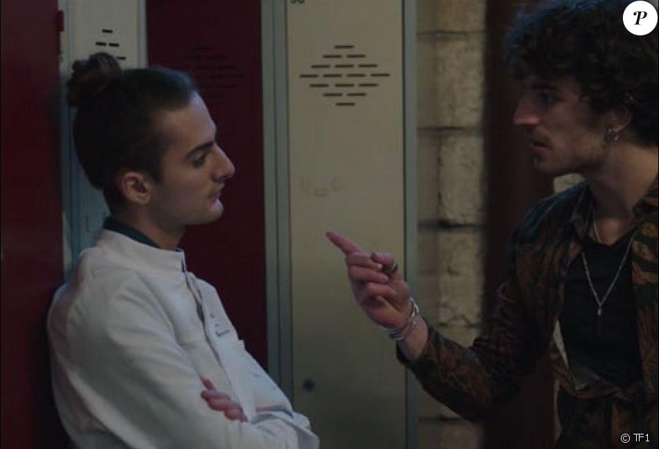 Nicolas Anselmo (Eliott) et Mikaël Mittelstadt (Greg) dans "Ici tout commence" - TF1