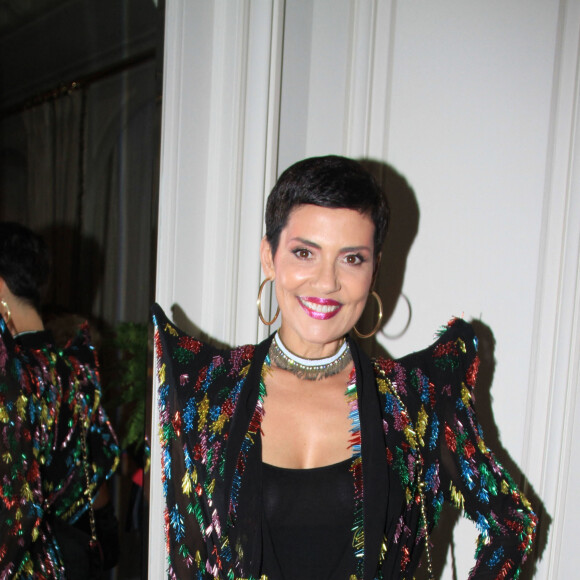 Cristina Cordula (ensemble Jean-Paul Gaultier) lors du cocktail à l'occasion du "Rallye Le Vendôme 80" au profit de l'Institut du Cerveau et de la Moelle épinière à l'Hôtel Ritz à Paris, France, le 7 juin 2019. © Philippe Baldini/Bestimage
