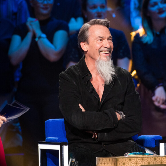 Exclusif - Florent Pagny - Enregistrement de l'émission "La boite à secrets" N°2, présentée par F.Bollaert, et qui sera diffusée le 20 décembre sur France 3 en prime time. Le 8 octobre 2019 © Tiziano Da Silva / Bestimage 