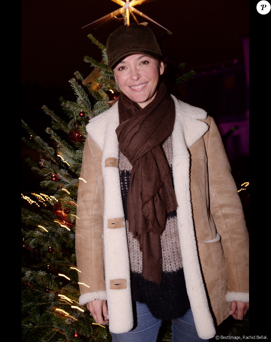 Exclusif - Sandrine Quétier - Cocktail de Noël organisé par PrestaContact dans une suite de l'hôtel Marignan dans le 8ème arrondissement à Paris, le 3 décembre 2019. © Rachid Bellak/Bestimage