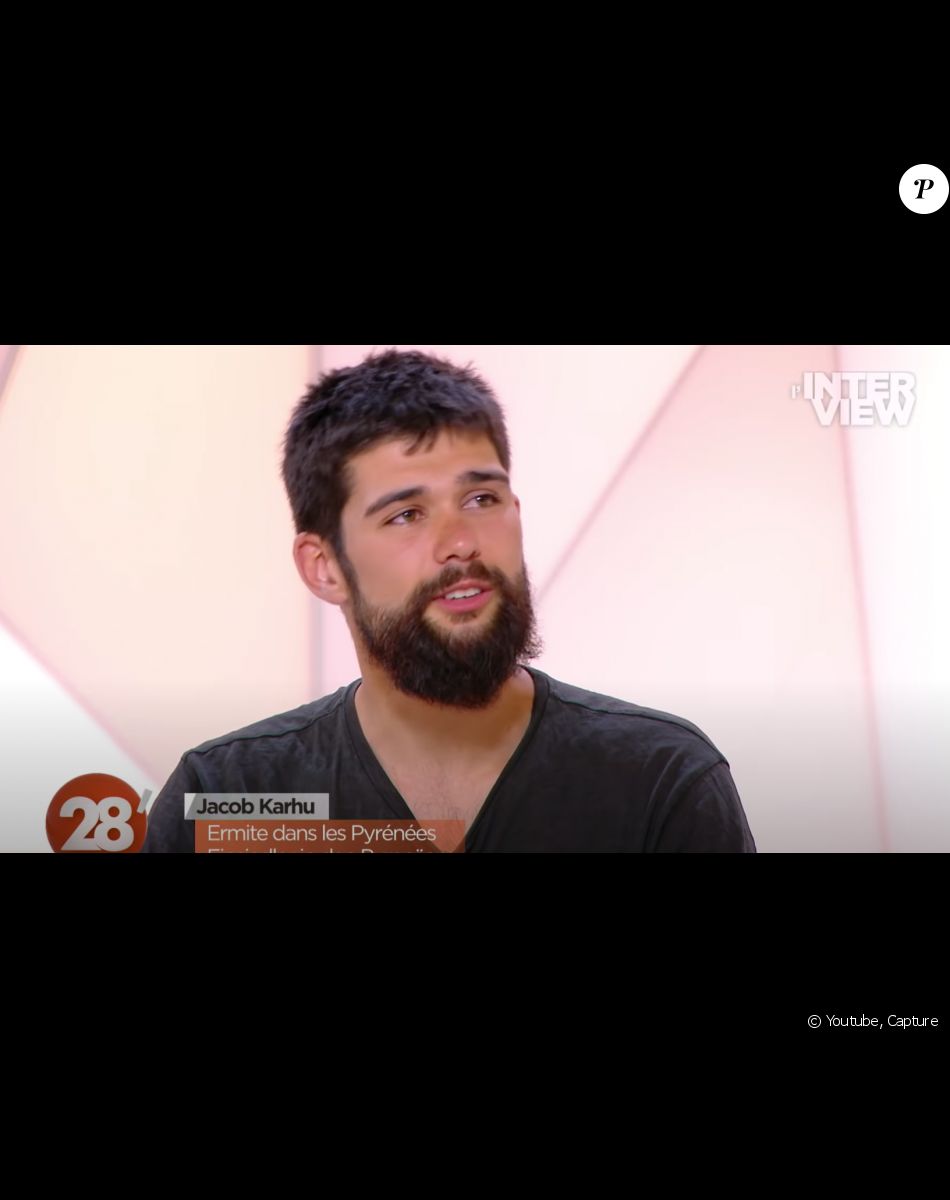 Jacob Karhu, auteur du livre "Vie sauvage, mode d'emploi" (ed. Flammarion), ermite et youtubeur lors de son passage sur Arte le 28 avril 2021.