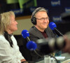 Exclusif - Muriel Hees et Laurent Ruquier - Enregistrement d'une émission animée par Nikos Aliagas et Sonia Mabrouk lors de la journée spéciale du 60ème anniversaire de la radio Europe 1 à Paris le 4 février 2015.