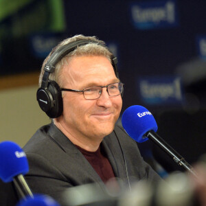 Exclusif - Muriel Hees et Laurent Ruquier - Enregistrement d'une émission animée par Nikos Aliagas et Sonia Mabrouk lors de la journée spéciale du 60ème anniversaire de la radio Europe 1 à Paris le 4 février 2015.