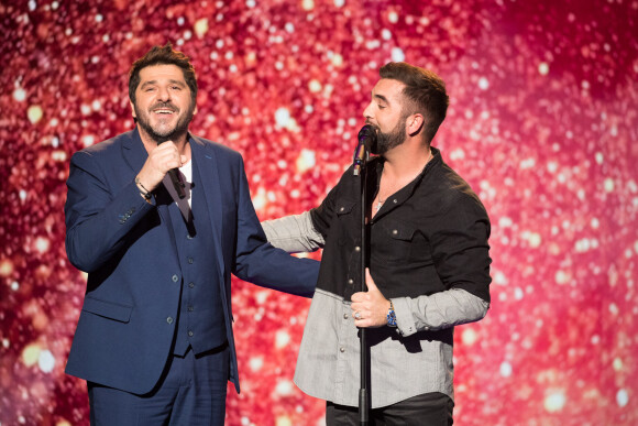 Exclusif - Patrick Fiori et sa surprise Kendji Girac - Enregistrement de l'émission "La Boîte à Secrets 8", présentée par F.Bollaert et diffusée sur France 3. © Tiziano Da Silva / Bestimage